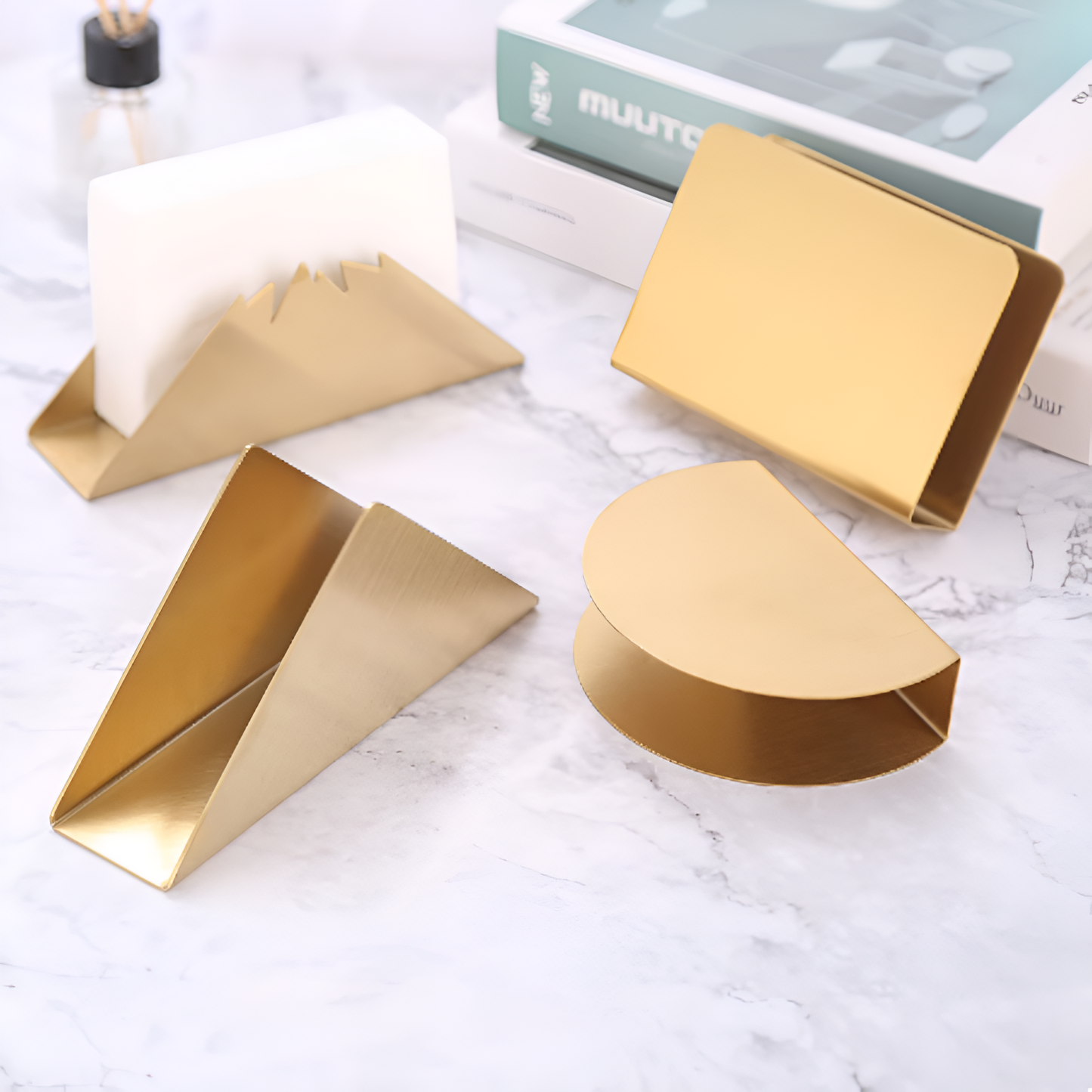Gouden Metallic Servethouder