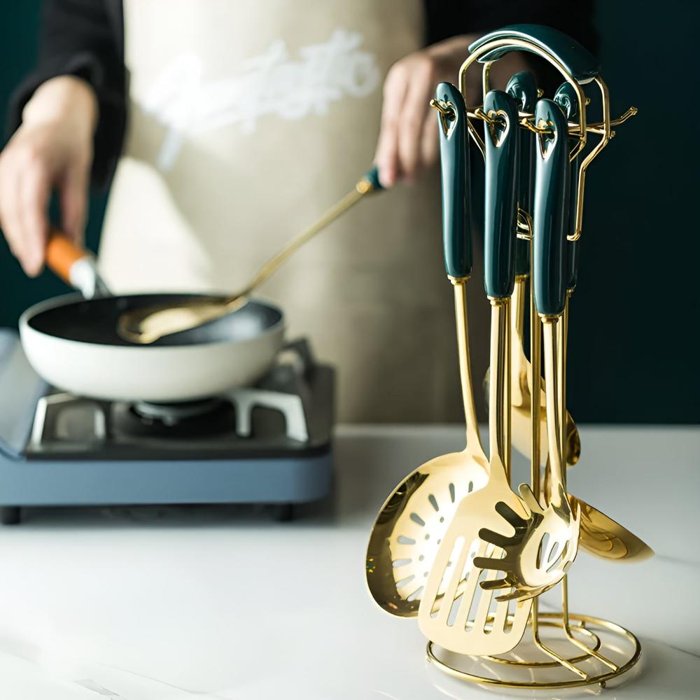 Gouden RVS Bestekset