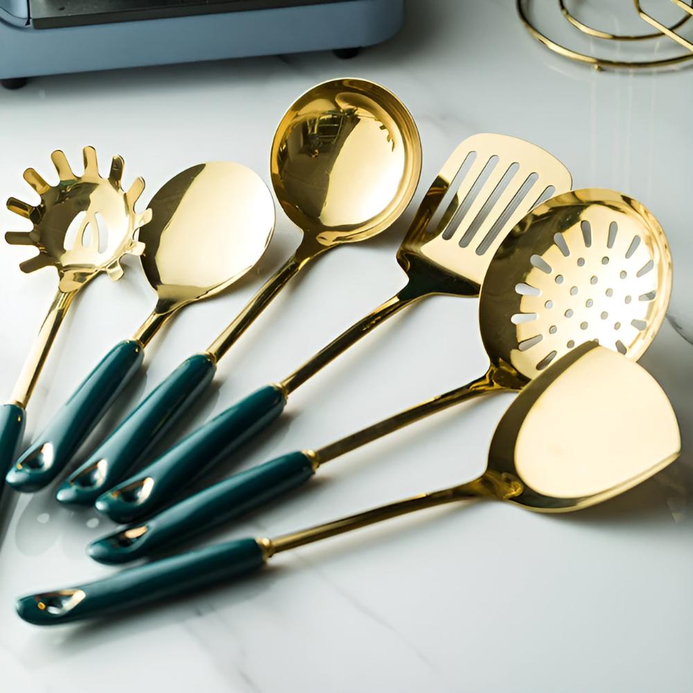 Gouden RVS Bestekset