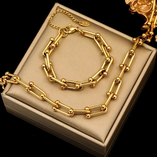 Gouden schakelset