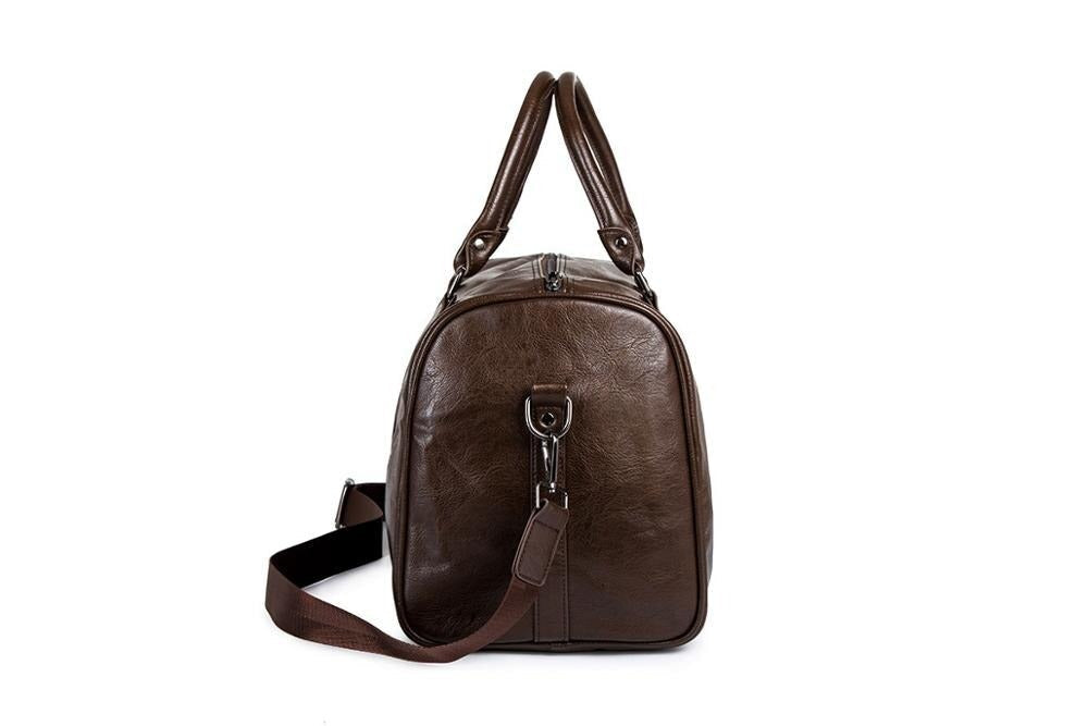 Grote Capaciteit Leren Reis Duffel – Lichtgewicht & Duurzaam Handbagage
