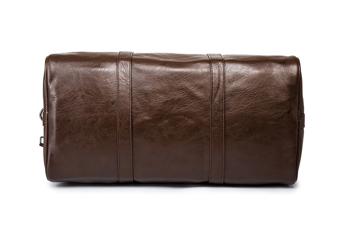 Grote Capaciteit Leren Reis Duffel – Lichtgewicht & Duurzaam Handbagage