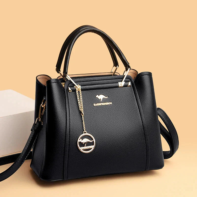 Grote Leren Handtas voor Vrouwen