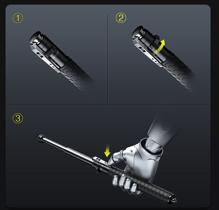 GUARDIAN TREK STICK – Maximale Veiligheid & Stabiliteit bij Elke Stap