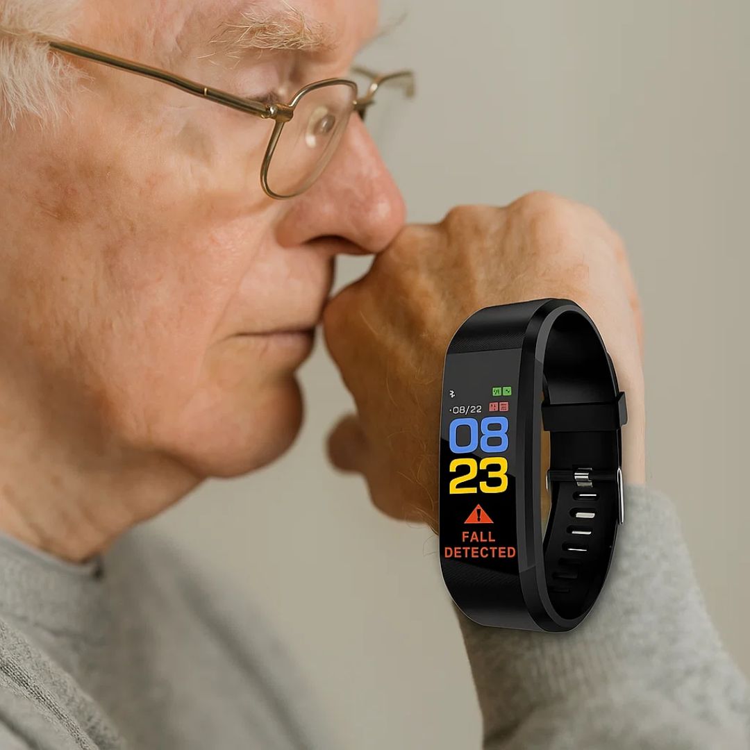 GuardianTime | Smartwatch voor Senioren – Gezondheidsmonitoring – GPS Tracker – Veiligheid voor Ouderen Emeja