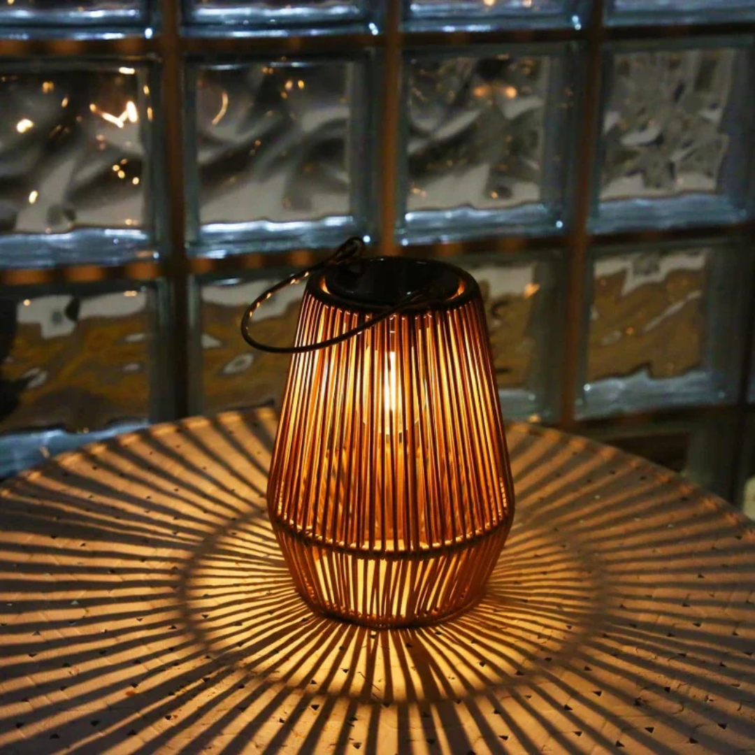 Handgeweven Waterdichte Zonne Tuinlamp - SunWeave