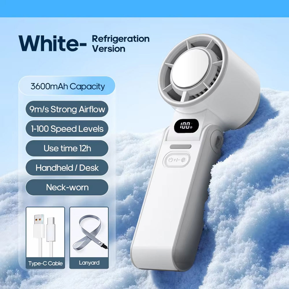 Handheld Turbo-Ventilator met Halfgeleiderkoeling voor Directe Koelte