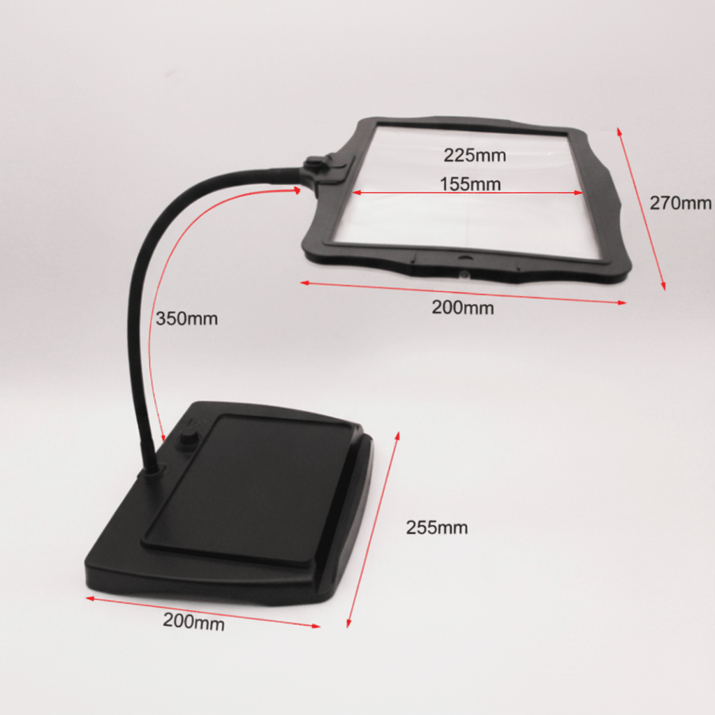 HANDWERK LUX – Tafelmagnifier met LED voor nauwkeurig werk en duidelijke details