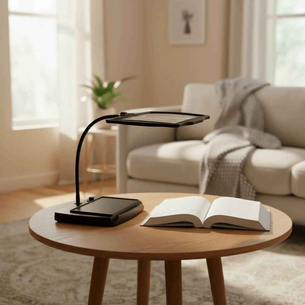 HANDWERK LUX – Tafelmagnifier met LED voor nauwkeurig werk en duidelijke details