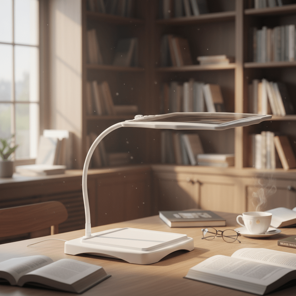 HANDWERK LUX – Tafelmagnifier met LED voor nauwkeurig werk en duidelijke details