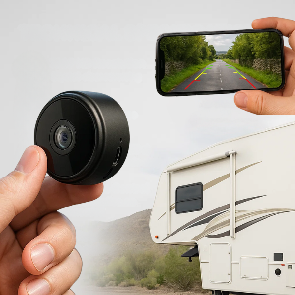 HD Draadloze Achteruitrijcamera voor RV's, Vrachtwagens en Trailers met Nachtzicht