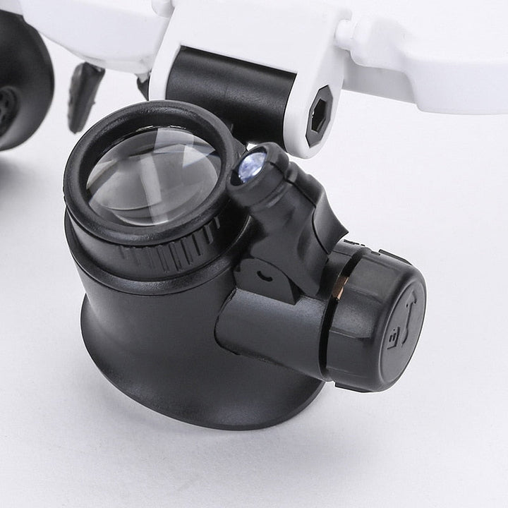 HD Vergrootglazen met LED Licht en Verwisselbare Lensen - Optiview