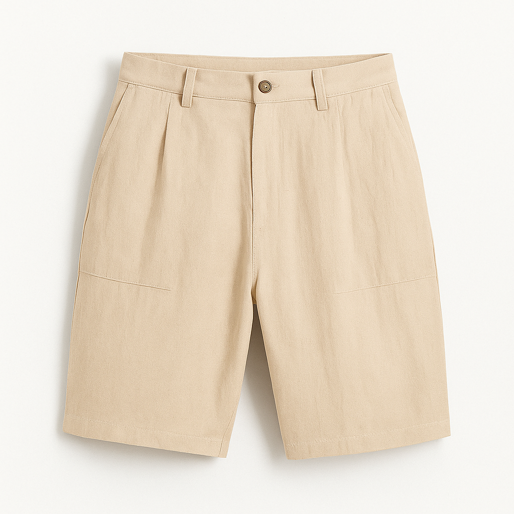 Heren Casual Linnen Shorts voor Ontspannen Zomerdagen
