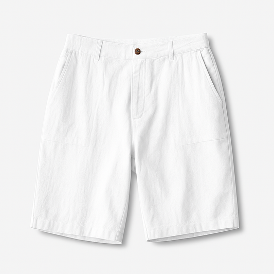 Heren Casual Linnen Shorts voor Ontspannen Zomerdagen