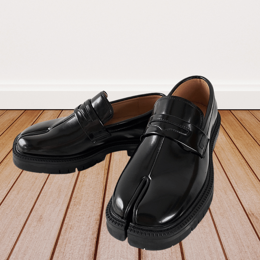 Heren Elegante Gespleten Tenen Schoenen met Dikke Zool