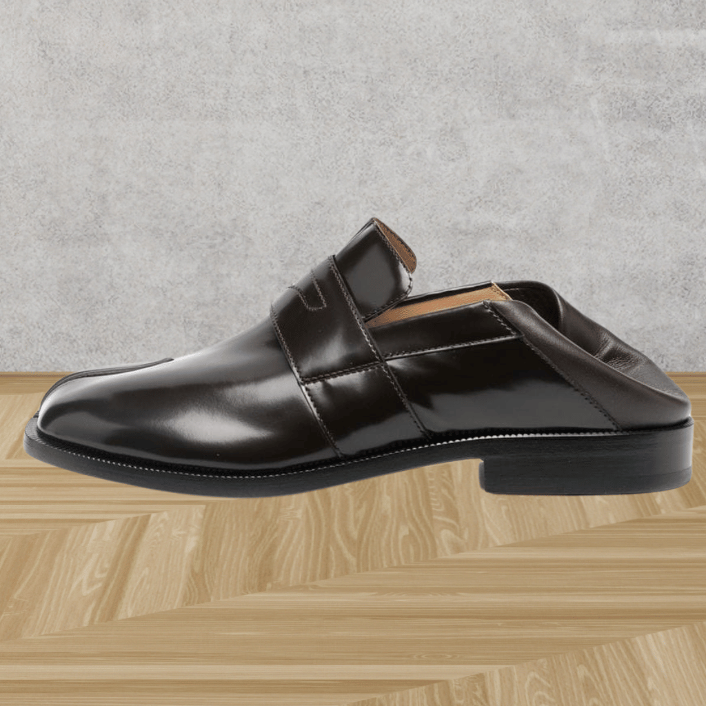 Heren Elegante Gespleten Tenen Schoenen met Dikke Zool