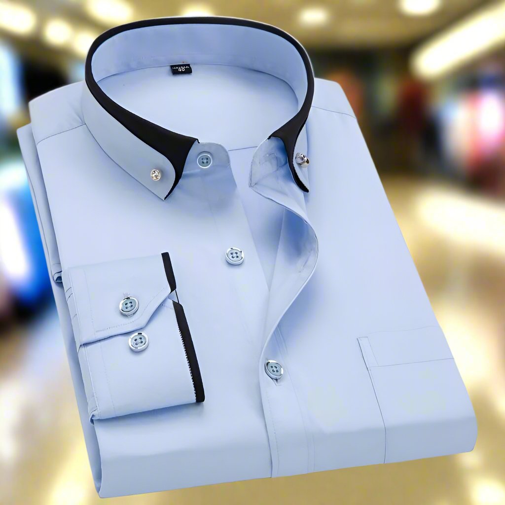 Heren Klassiek Langsleeve Shirt - Herfsteditie