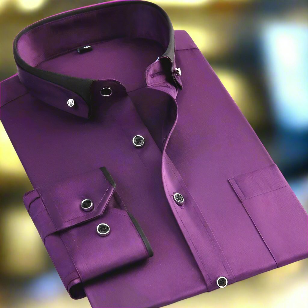Heren Klassiek Langsleeve Shirt - Herfsteditie