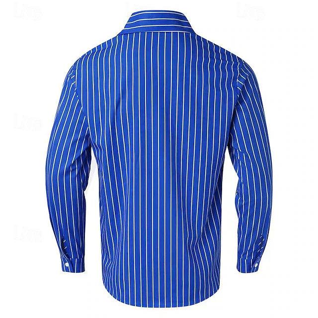 Heren Overhemd met Lange Mouwen - Casual Katoenen Overhemd voor de Herfst
