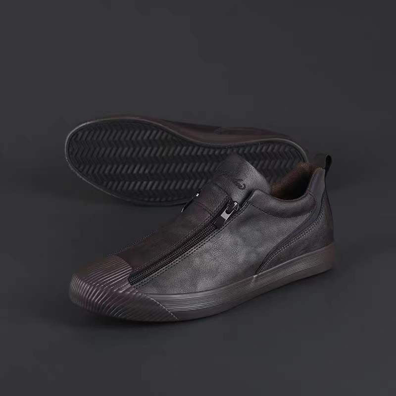Heren Sneakers met Rits en Comfort – Noah