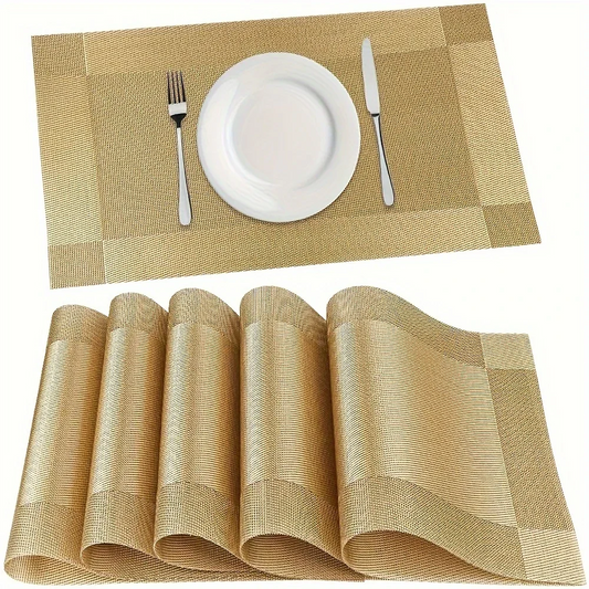 Hittebestendige PVC Placemats | Wasbare & Antislip Tafelmatten