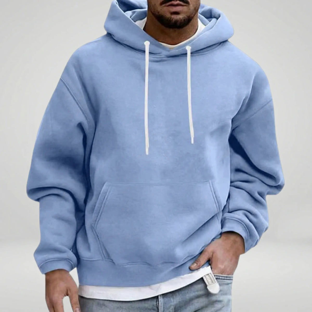 Hoodie met losse pasvorm - Marcel