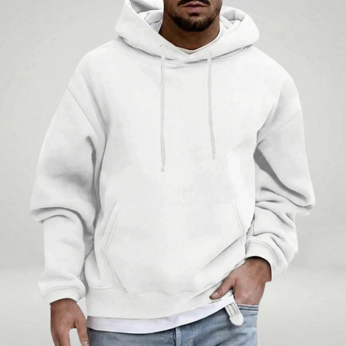 Hoodie met losse pasvorm - Marcel