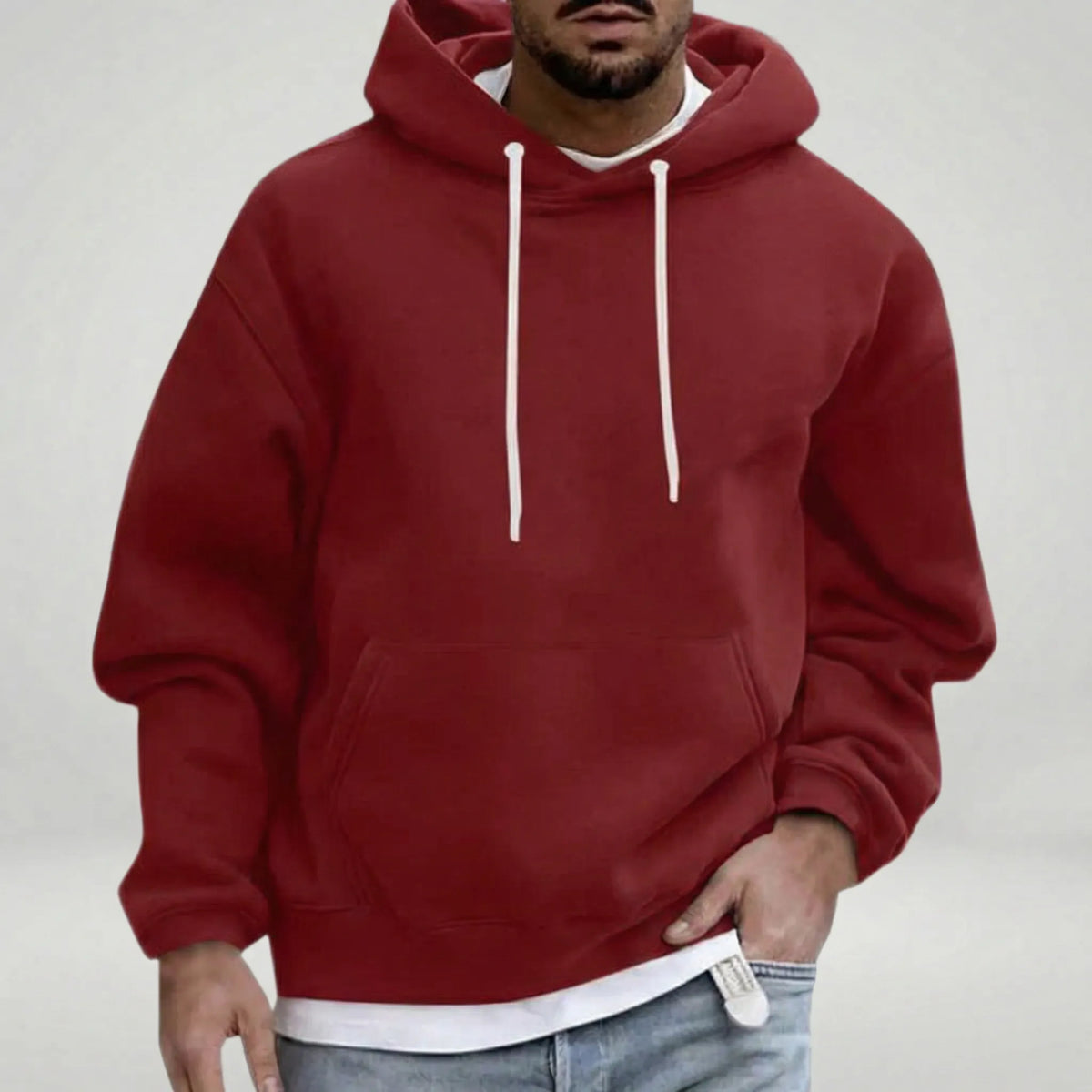 Hoodie met losse pasvorm - Marcel