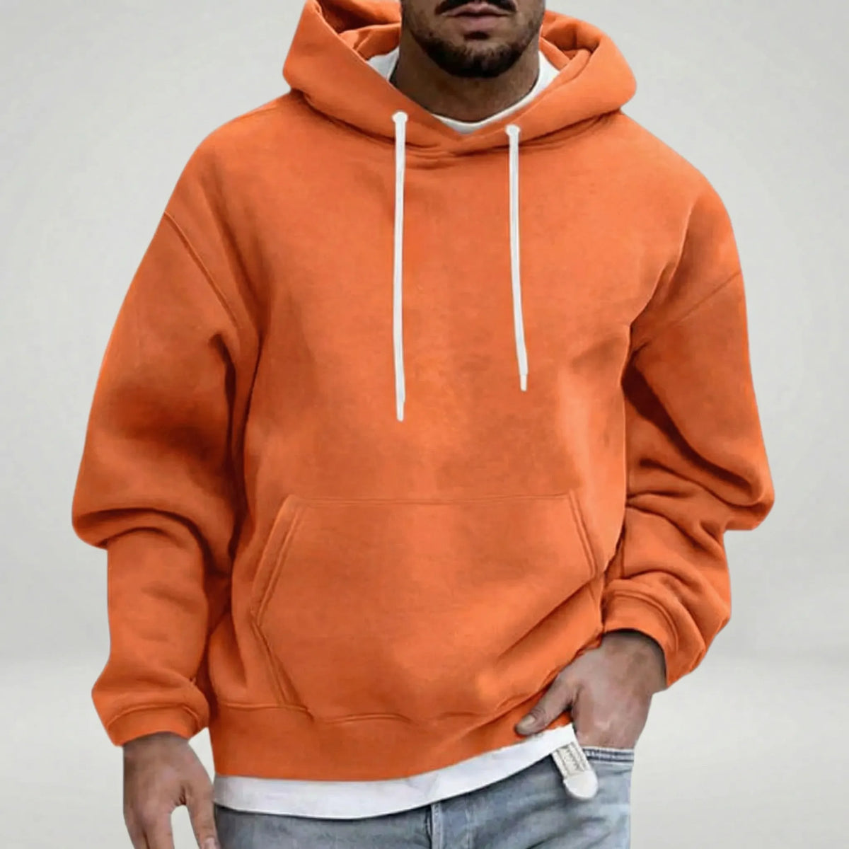 Hoodie met losse pasvorm - Marcel