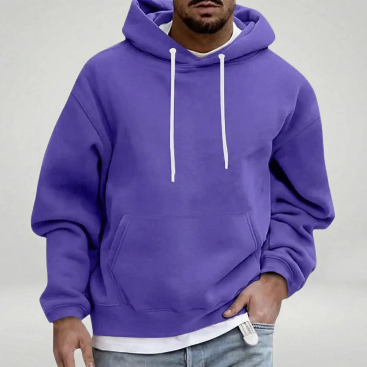 Hoodie met losse pasvorm - Marcel