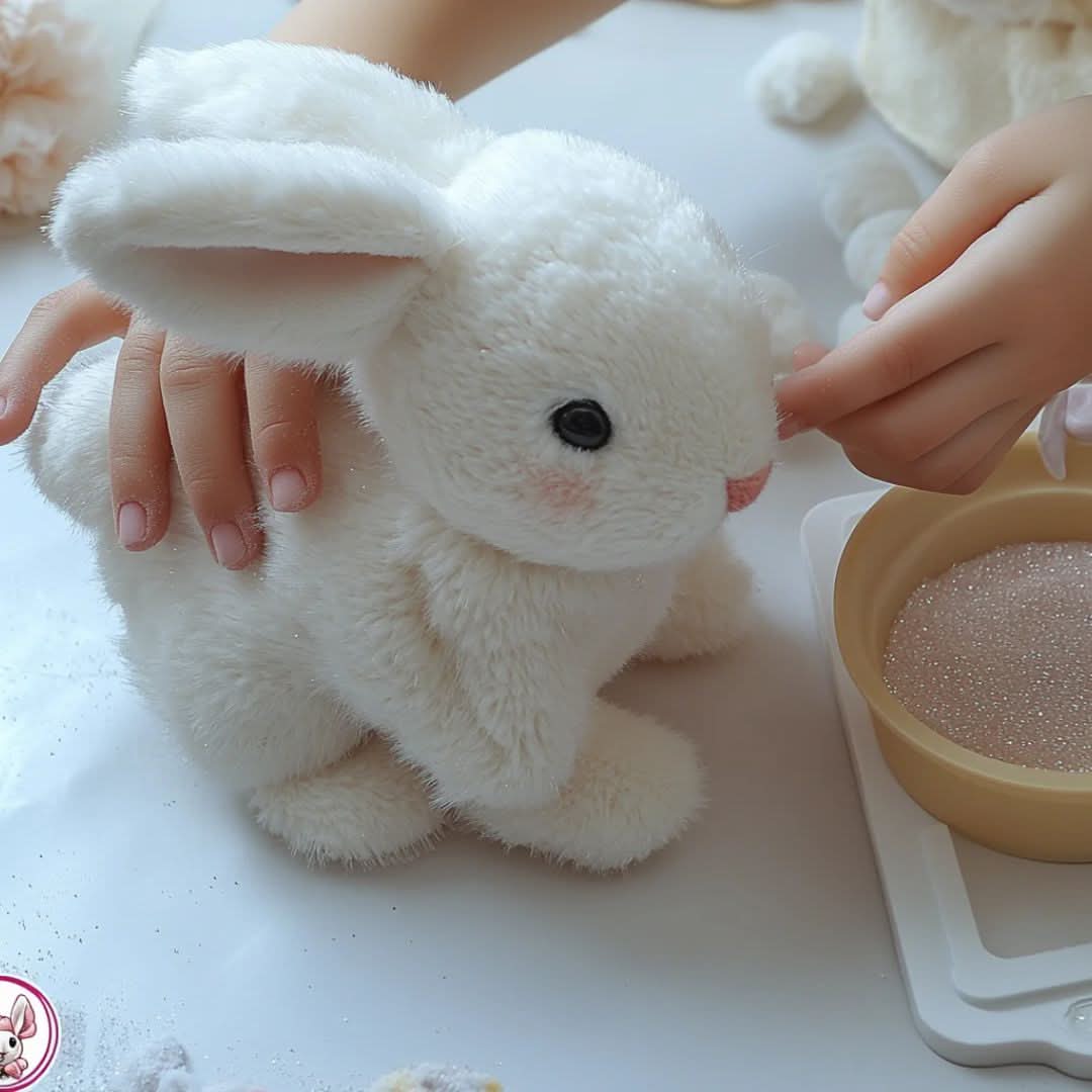 HOPPILOOM – Interactieve Pluche Konijn met Realistische Bewegingen & Schattige Geluiden