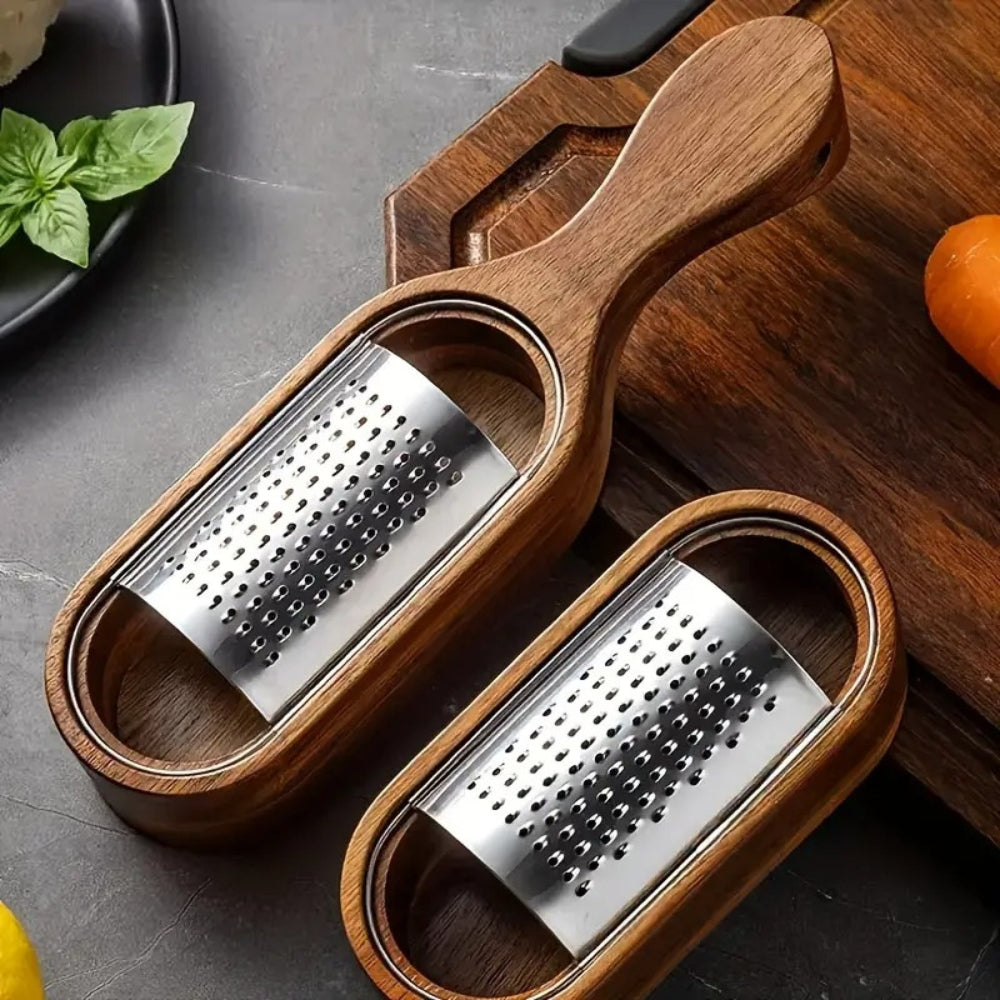 Houten Handgreep Kaasrasp