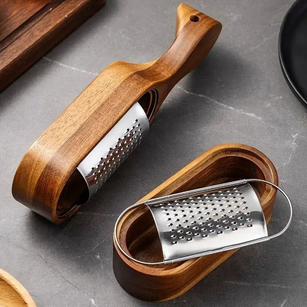 Houten Handgreep Kaasrasp