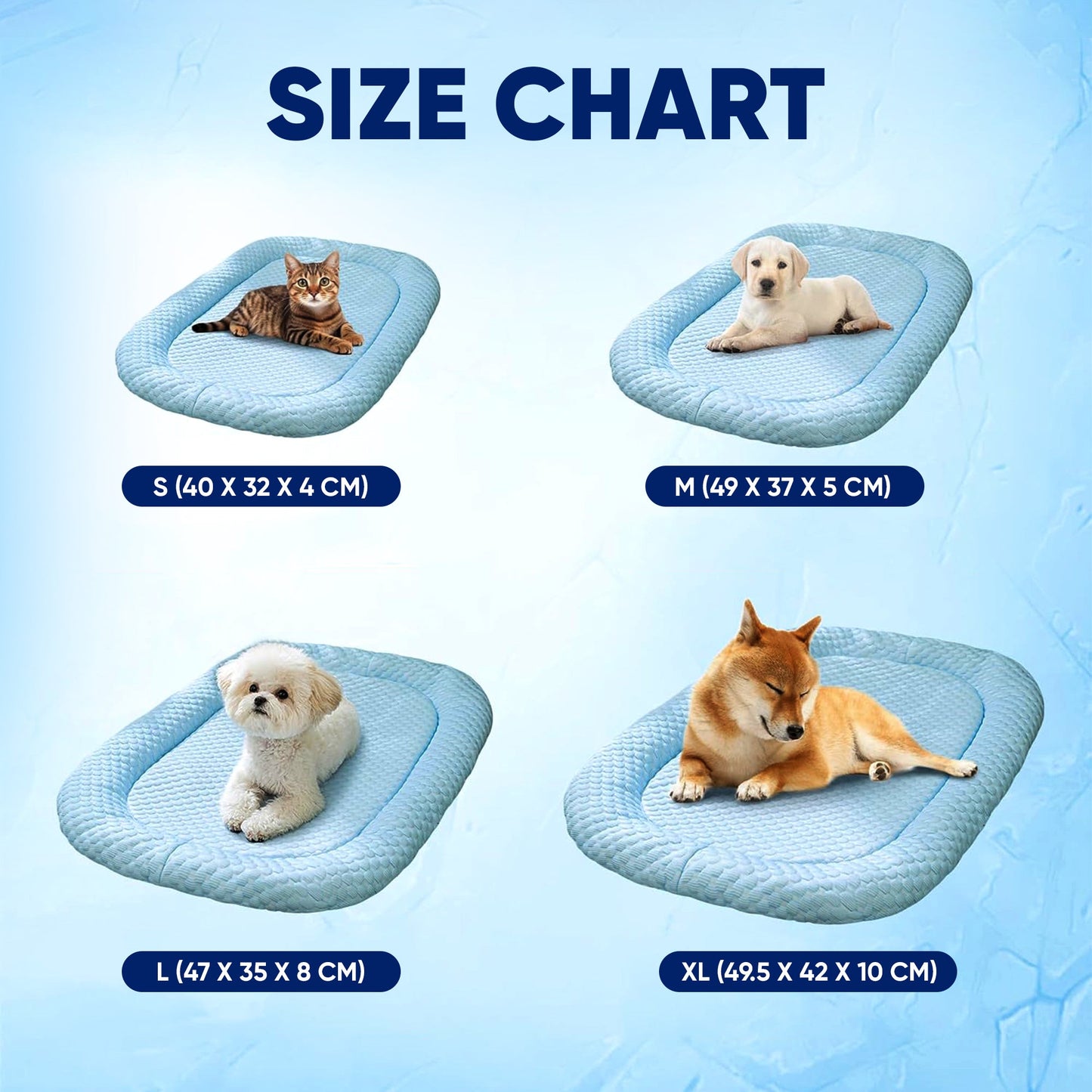 Ice-Silk Koelende Huisdierbed voor Huisdieren - Comfortabel en Fris