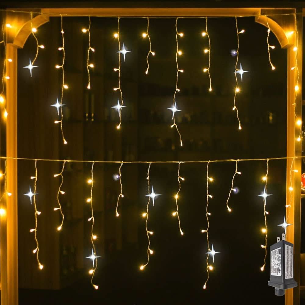 ILLUMERA – LED Tuin Gordijn 4 × 0.6 m met Weerbestendige Elegant