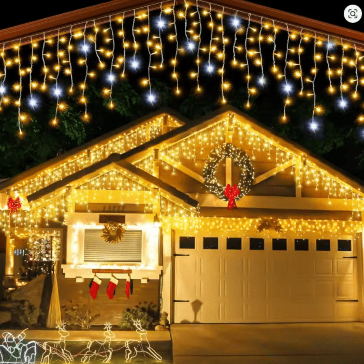 ILLUMERA – LED Tuin Gordijn 4 × 0.6 m met Weerbestendige Elegant