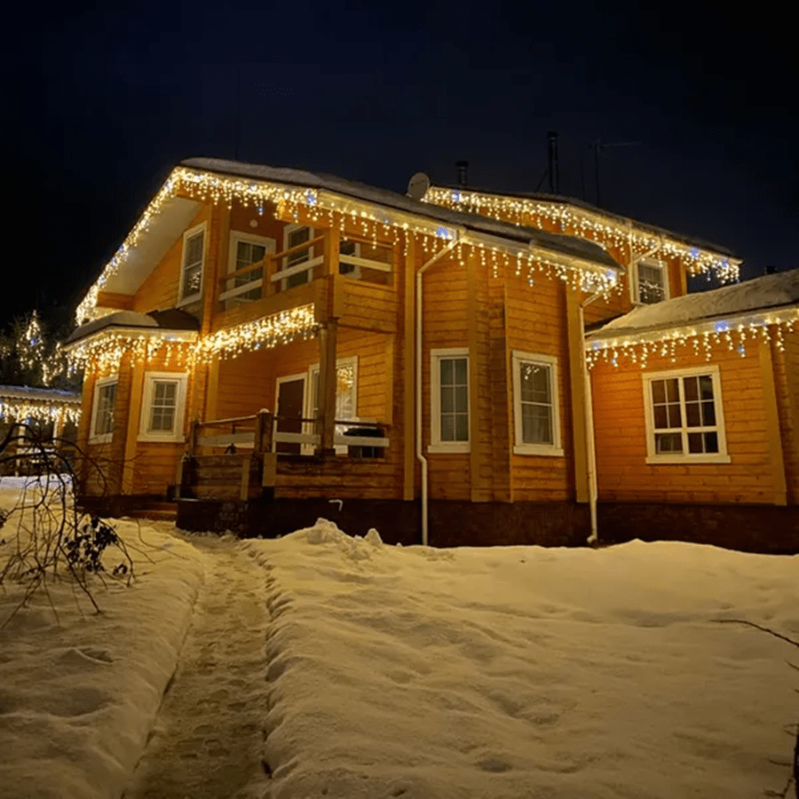 ILLUMERA – LED Tuin Gordijn 4 × 0.6 m met Weerbestendige Elegant
