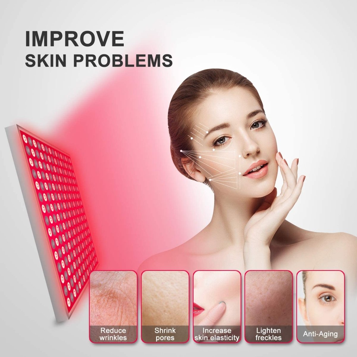 INFRAGLOW PANEEL – Infrarood Lichttherapie voor Huidverjonging & Ontspanning