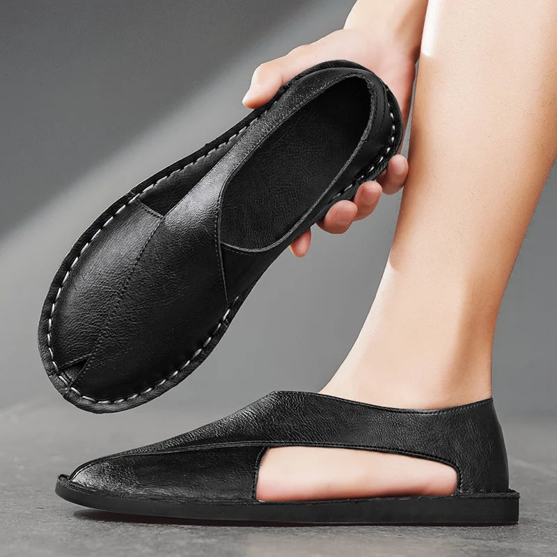 Italiaanse Kalfsleren Sandalen™ — Ontketen Vertrouwen en Loop de Hele Dag op Wolken