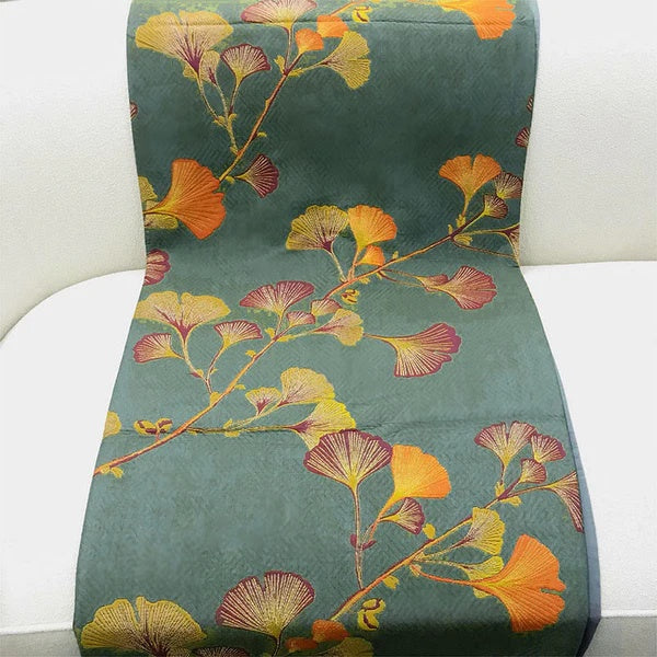 Jacquard Bloem Ginkgo Bladeren Omkeerbare Dekbed