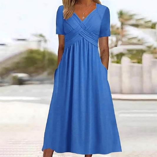 Jamaica - Elegante Midi-jurk met Buikbedekking