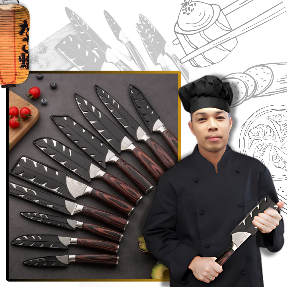Japanse Messen in de Pakkawood Serie
