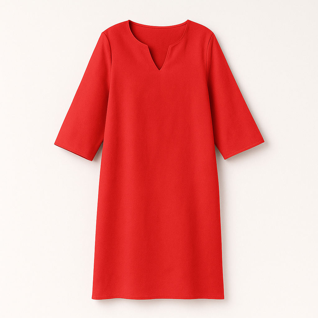 Josette | Elegante V-hals herfstjurk