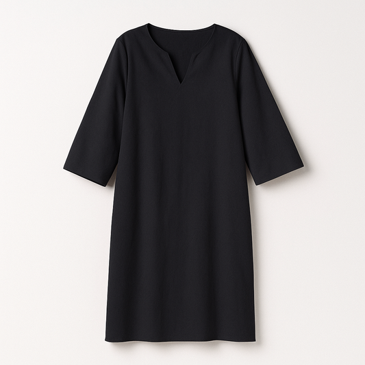 Josette | Elegante V-hals herfstjurk