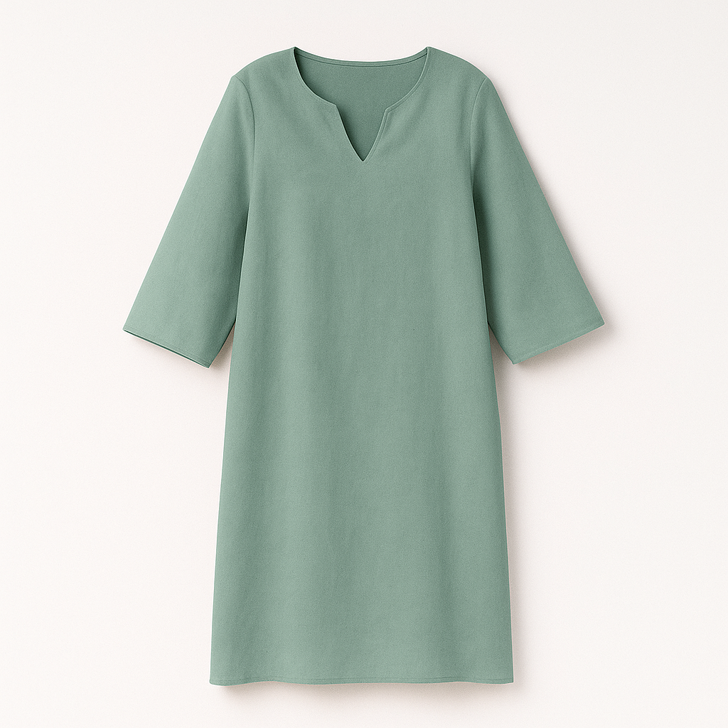 Josette | Elegante V-hals herfstjurk