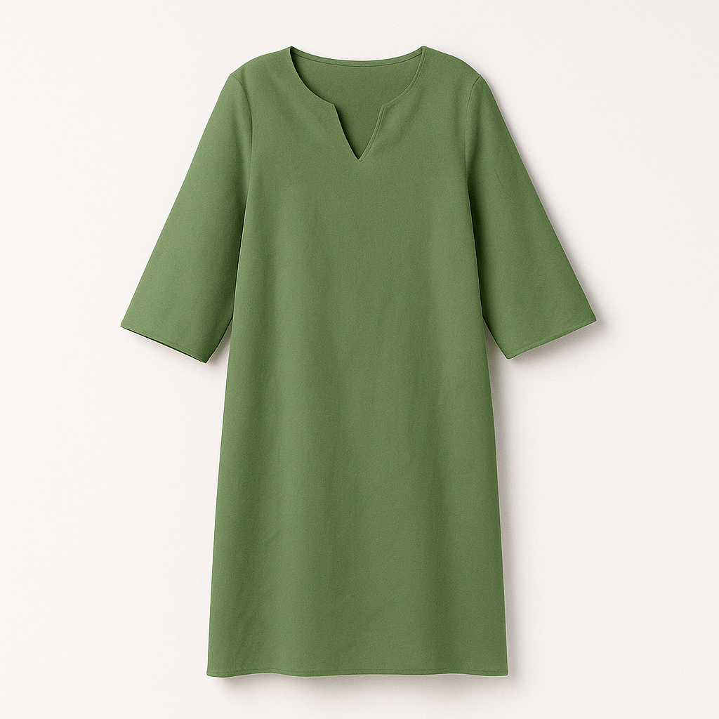 Josette | Elegante V-hals herfstjurk