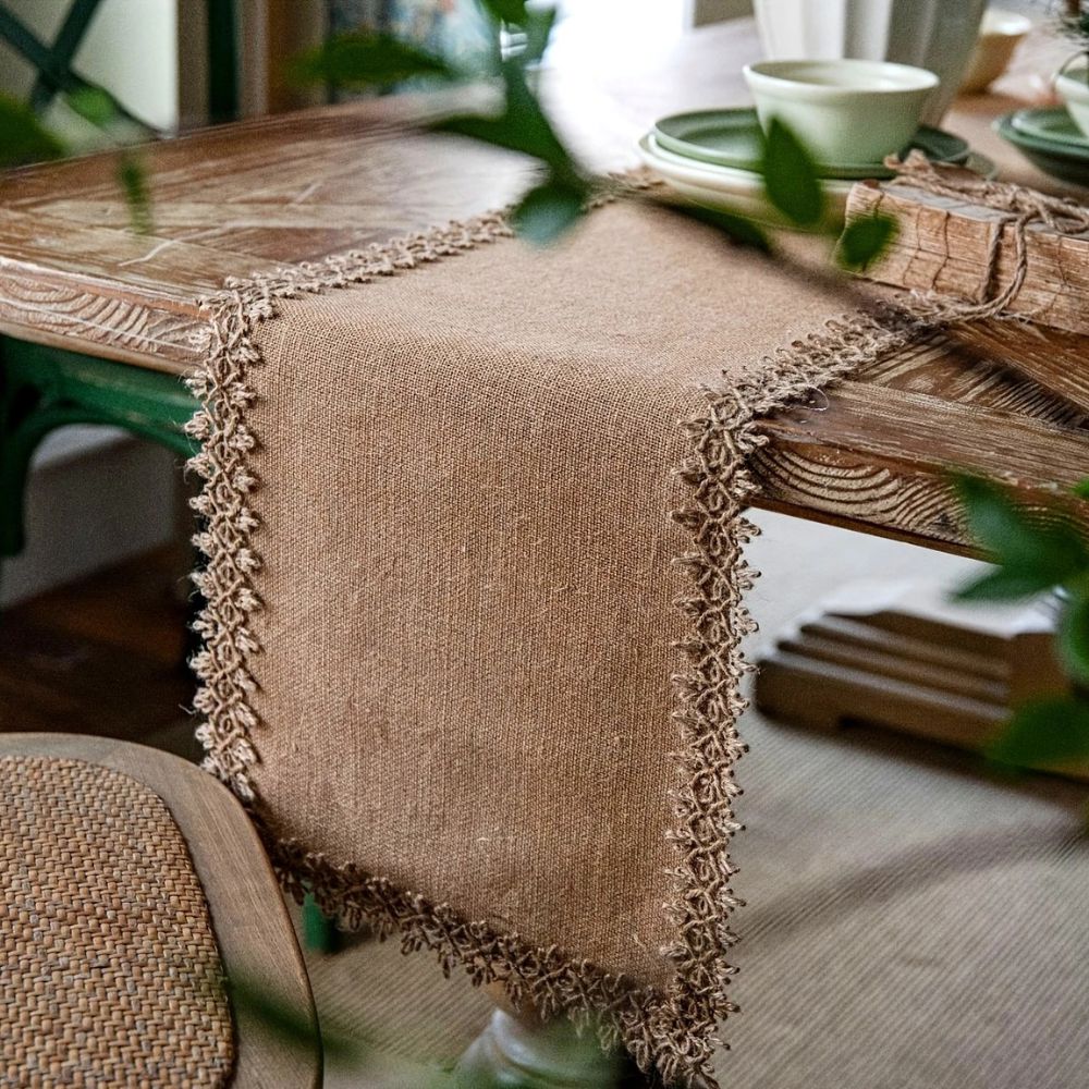 Jute Charme Boho Tafelkleed