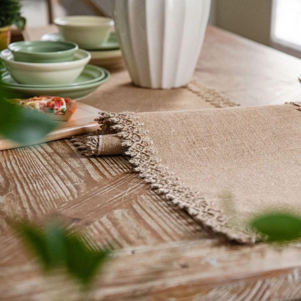 Jute Charme Boho Tafelkleed