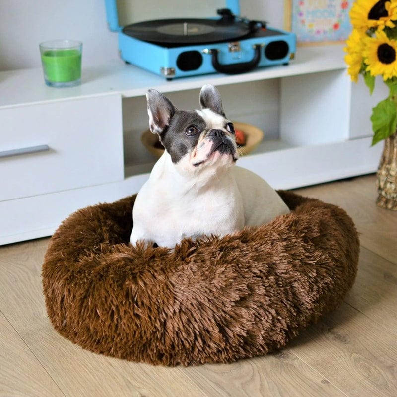 Kalmerend Bed voor Honden en Katten met Verhoogde Randen