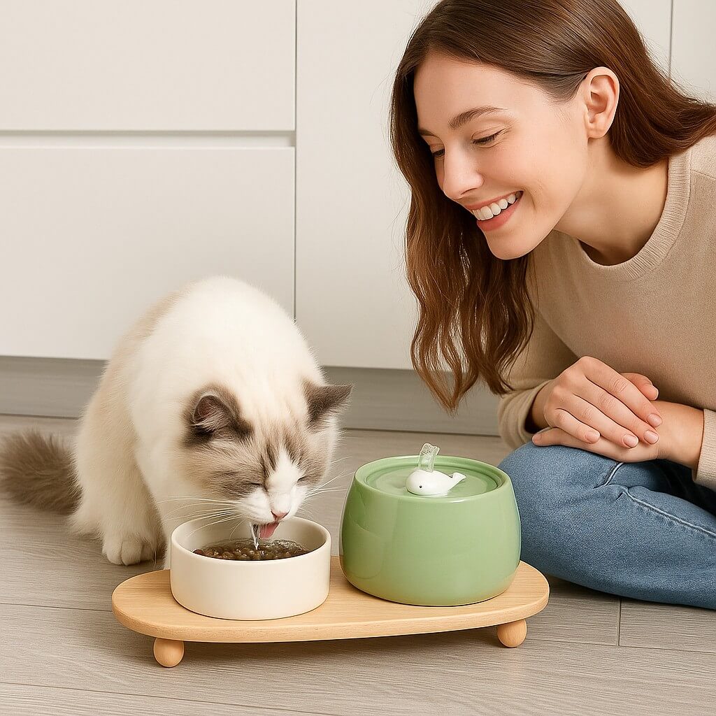 KERAMISCH WATERFONTIJN VOOR KATTEN | AquaCeramic